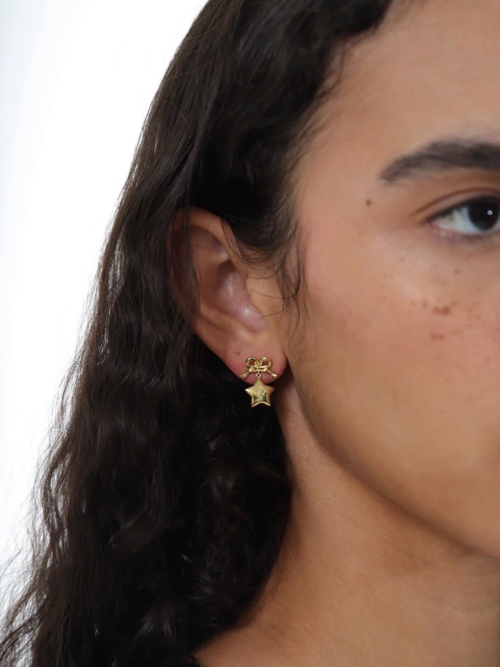 sandy liang gold vermeil pippy studs